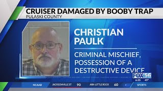 Bronston man charged after booby trap damages Pulaski County deputy's ca