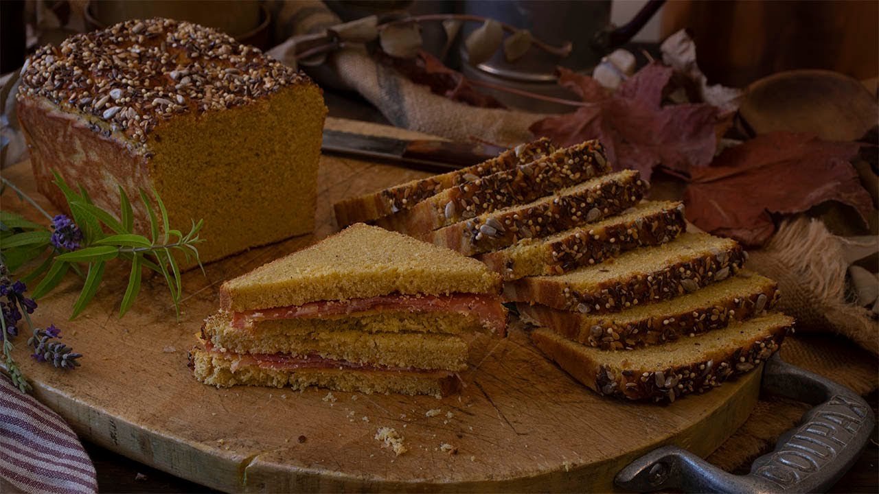 ¡SIN HARINA! .Pan de LENTEJAS y CALABAZA.