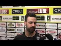 Jacopo Massari dopo il 3-2 con Monza