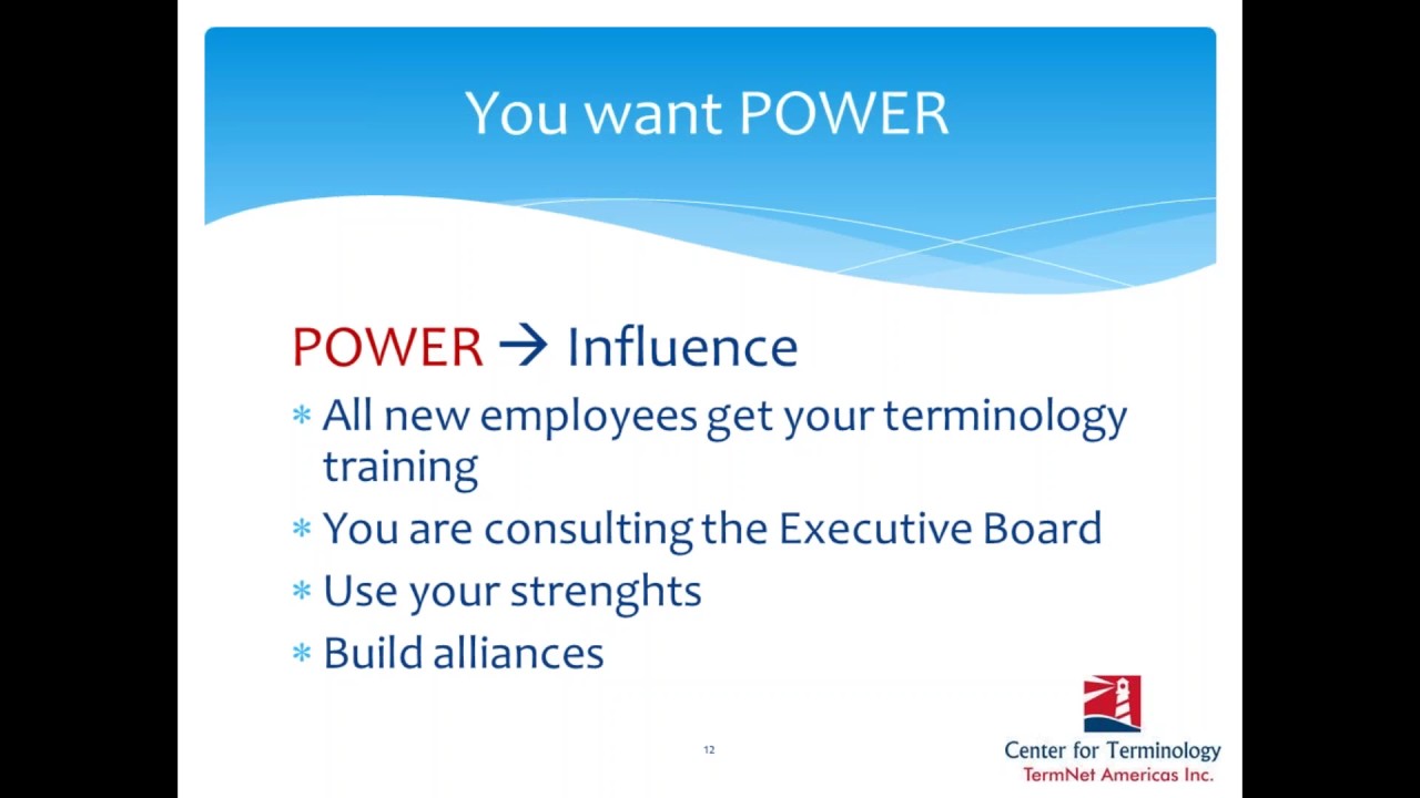 How to strengthen your position as terminology professional in your organization