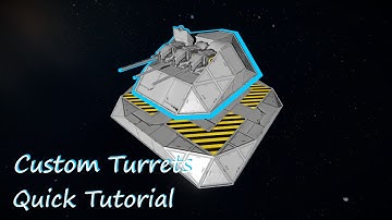 Space Engineers Custom Turrets Quick Simple Tutorial