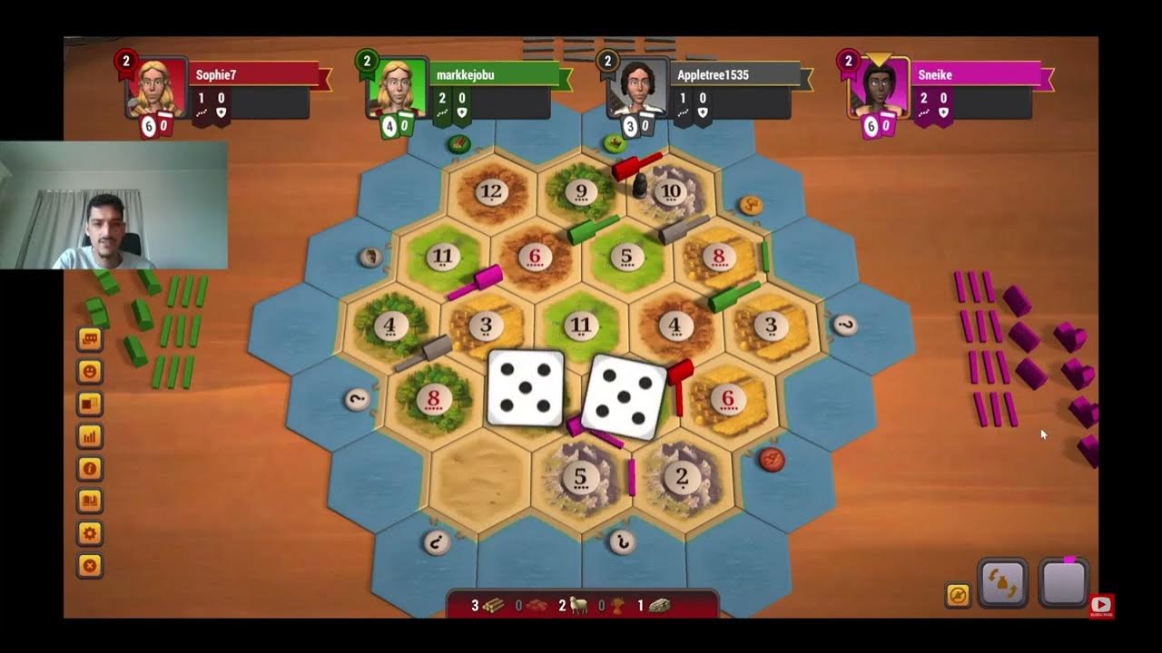 Catan 56 Road to top 20 bad starting position? YouTube Catan 56 Road to top 20 bad starting position? YouTube