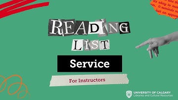 Introduction to the Reading List Service