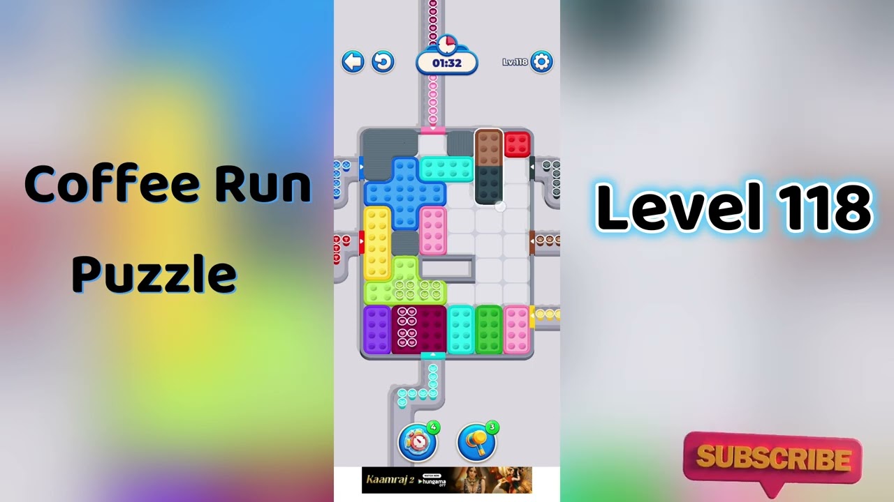 ☕ Coffee Run Puzzle Level 118 Walkthrough 🔍 | Coffee Run Level 118