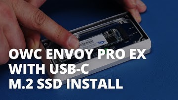 How to Install a Drive in an OWC Envoy Pro EX USB-C Enclosure