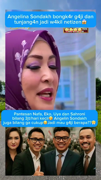 Angelina Sondahk exposes netizens' g4ji w4kil!🔥#angelinasondakh#ekopatrio#uyakuya #nafaurbach