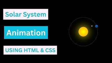 Solar System Animation | HTML CSS