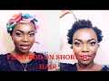 HOW TO| FLEXI RODS ON SHORT NATURAL 4C HAIR