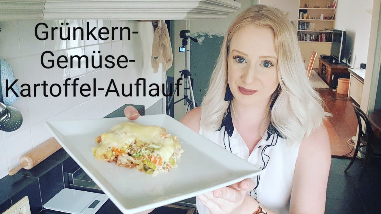 Veggie | Grünkern-Gemüse-Kartoffel-Auflauf | - YouTube