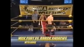Nick Fury🆚Eric Andrews 7-12-2003 NWA Main event classics episode WB TV Nashville  / promo 🎙️