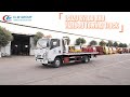 RHD ISUZU KV100 4X2 4 Tons 4Tons Flatbed Tow Truck with 2.5Tons Under Wheel Lift, Right Hand Driver