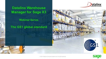 Warehouse Manager for Sage X3 - GS1-128 Barcodes