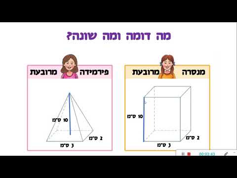 נפח פירמידה