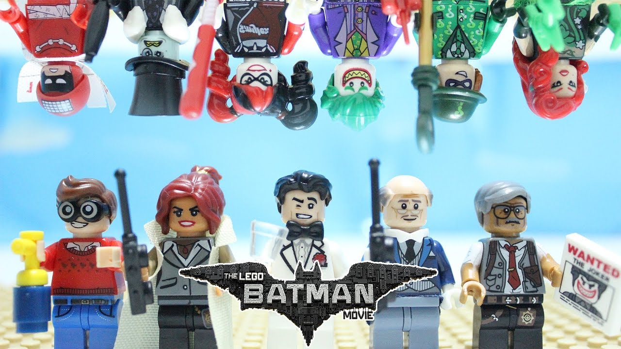 ALTERNATIVOS) LEGO BATMAN movie - minifiguras - figuras - juguetes - reseña - bruce wayne, guason - YouTube