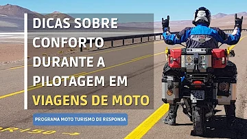 Como viajar de moto confortável?