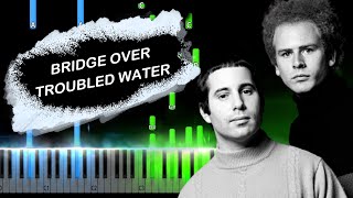 Simon Garfunkel - Bridge Over Troubled Water Piano Tutorial