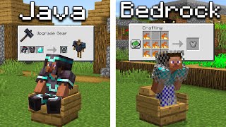 Java vs Bedrock but 2013 vs 2023 