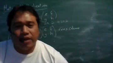 Matrix Multiplication Part 2