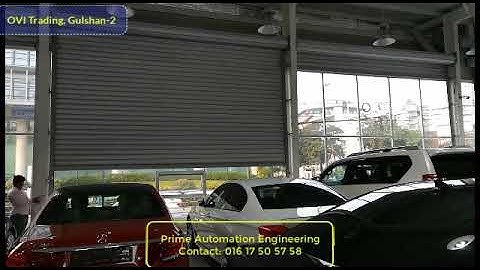 Automatic Rolling shutter for garage, house, factory with Remote and Mobile App control