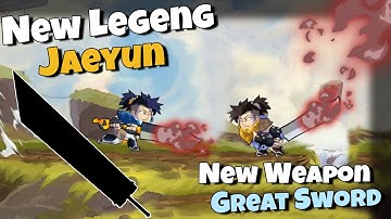 New Legend and new Weapon "Jaeyun" Great Sword • Sword | Brawlhalla Gameplay