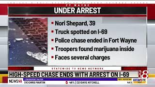 High speed chase through 3 counties ends with arrest