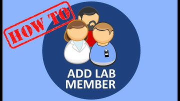 iLab PI - Add a New Lab Member
