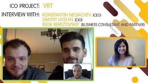 ICO "VRT" interview with  Konstantin Negachev, Dmitry Livshin and Igor Berezovskiy [ENG]