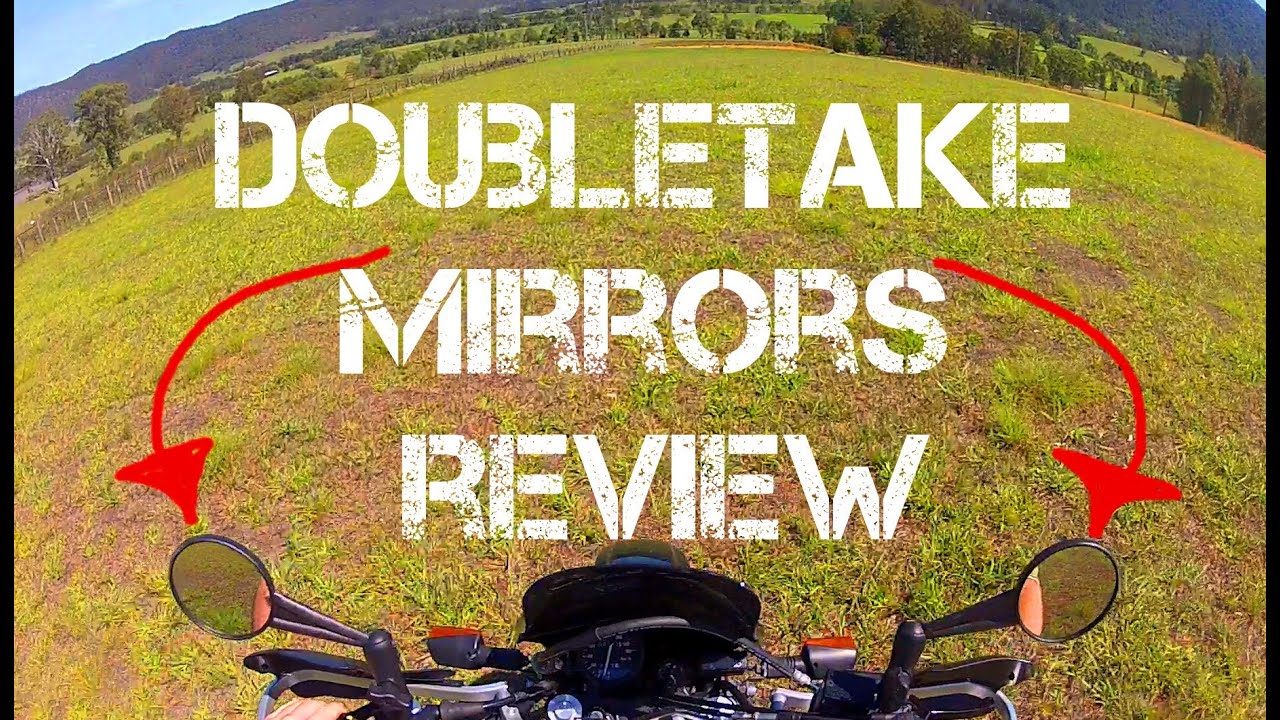 Review DoubleTake Mirrors on a DR650 YouTube