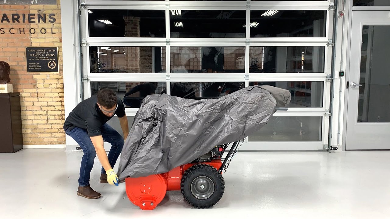 How to Install a Snowblower Cover