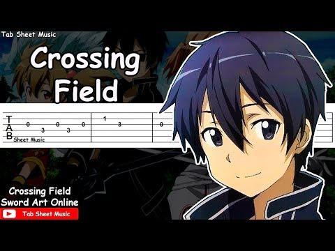 Sword Art Online OP 1 - Crossing Field EASY Guitar Tutorial