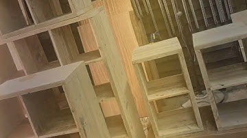 Ikea Kallax compatible Reclaimed Scaffold Cube Storage // Compatible with Kallax inserts