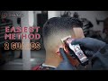 This blended too easy  haircut tutorial only using 2 guards