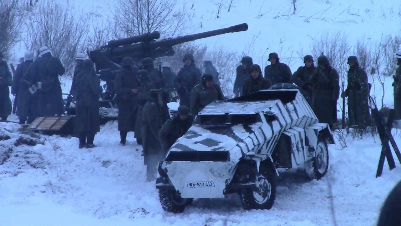 Город Тихвин , реконструкция боёв посвящено к 75 летию освобождения от ...