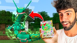 Cartas Pokémon Decidem Meu Time no Minecraft Pixelmon