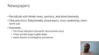 Types of Print Media
