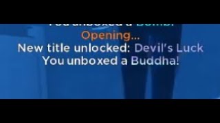 [GPO] Getting Buddha From A Rare Chest