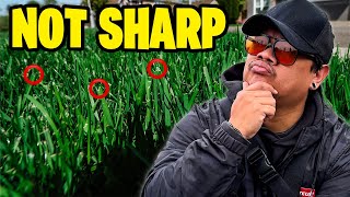 cheapest way to sharpen your lawn mower blades!