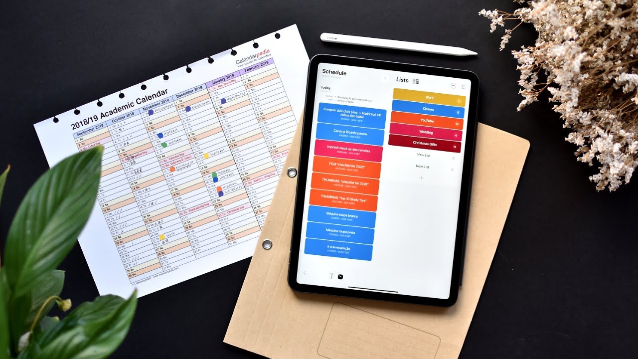 things to organize before 2020