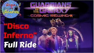 Guardians of the Galaxy Cosmic Rewind Full Ride POV EPCOT 