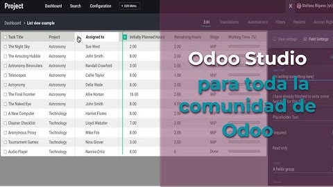 👌😎Cómo utilizar Odoo studio para la comunidad (Odoo Studio Community) 👍😮