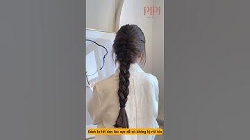 Cách tự tết tóc mà không bị rối cực kỳ dễ. Cách tự tết tóc xương cá. Cách tết tóc xương cá #tettoc