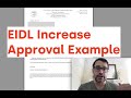 New EIDL Increase Approval Example (Must-Watch)