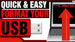 How to Format a USB Flash Drive - NTFS / FAT32 / RAW - Durasi: 4.11. 