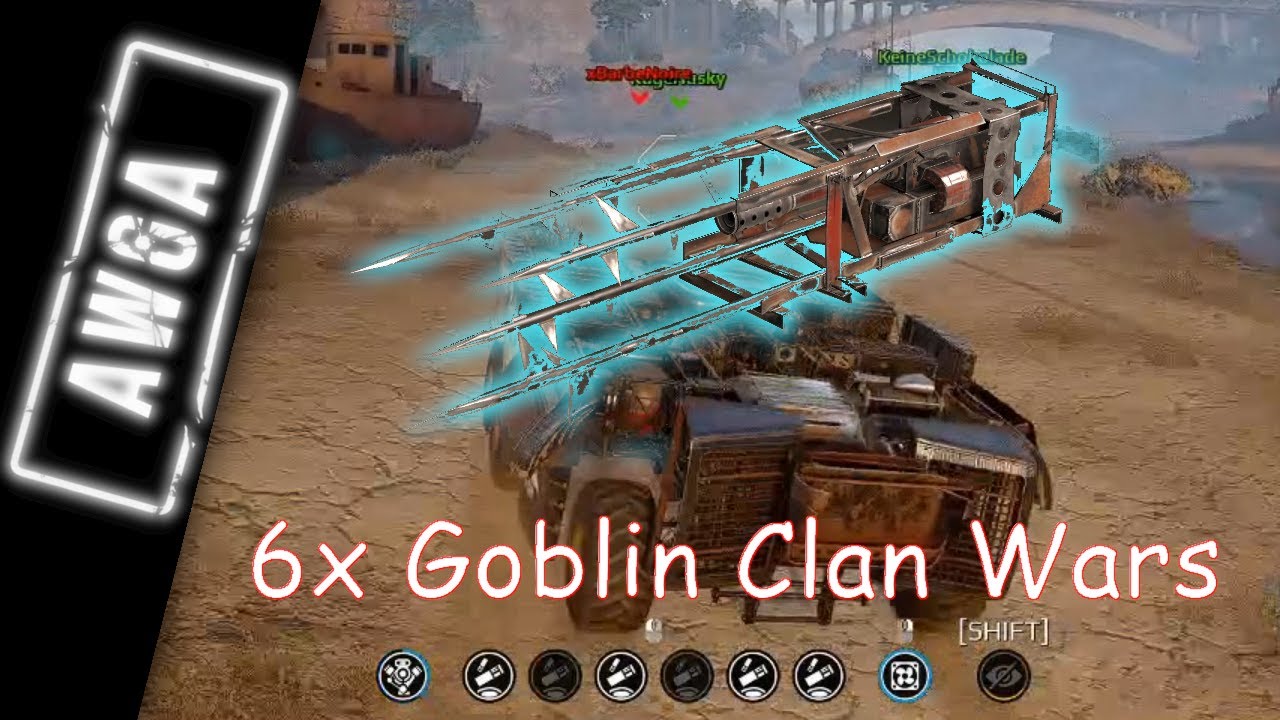 Crossout ! AWGA Clan Wars !! 6x Goblin Dog Build [PC] [GER]