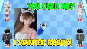 TEXT To Speech Emoji Groupchat Conversations | He Used Me For Robux But Then Got Exposed