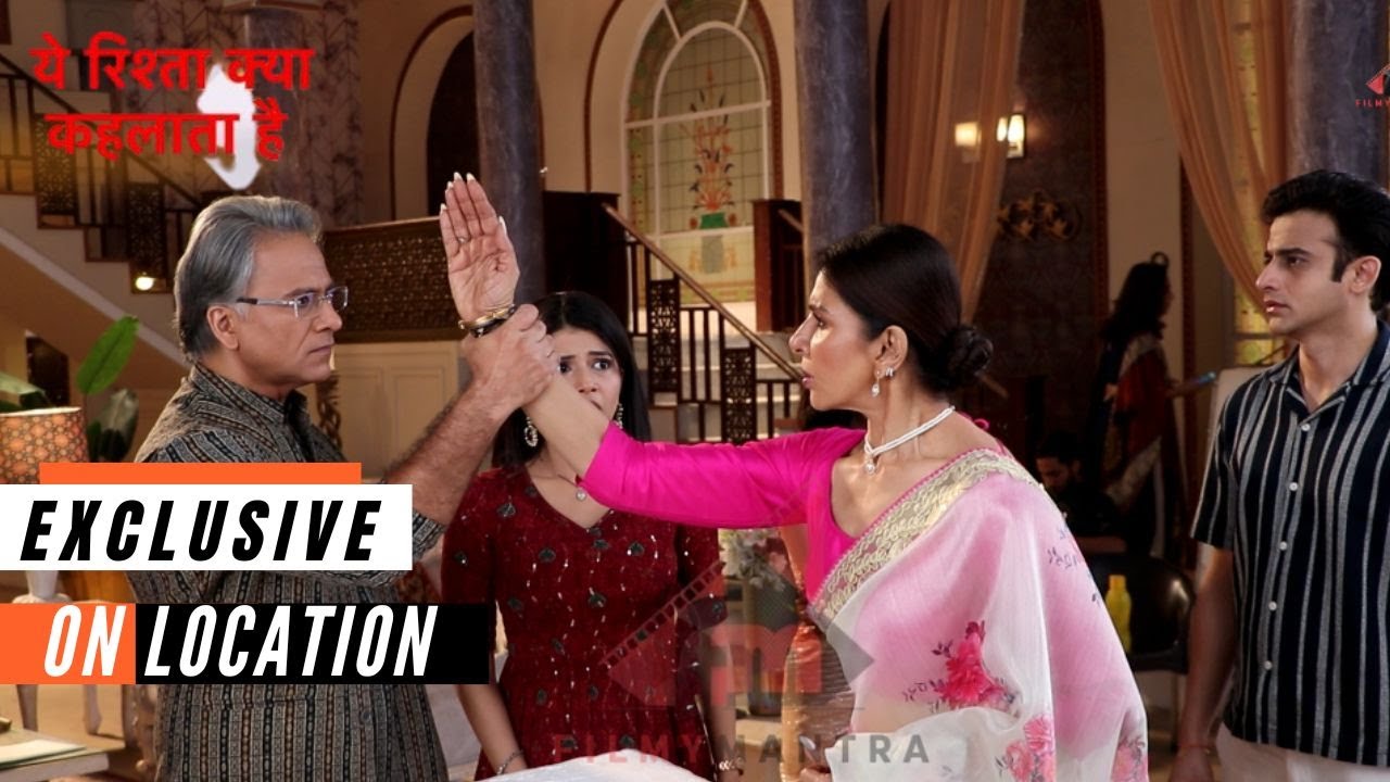 Dadi माँ ने मारा Abhir को थप्पड़ !! Manish जी ने पकड़ा दादी का हाथ | YRKKH | On Location