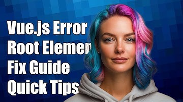 Vue.js Error: Component Template Must Have One Root Element - Fix Guide