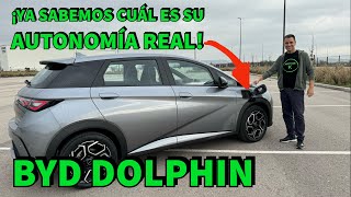 BYD DOLPHIN ¡Ya sabemos cuál es su AUTONOMÍA REAL! COCHE ELÉCTRICO asequible 2024 español MOTORK