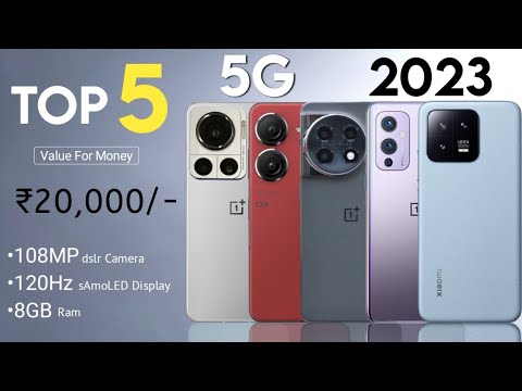 Top 5 Mobile Phones Under 20000 [ March 2023 ] - 5G | 8GB Ram, 108MP with 4K | Value For Money !