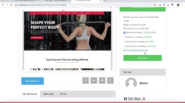 Website bán Source code online bằng PHP